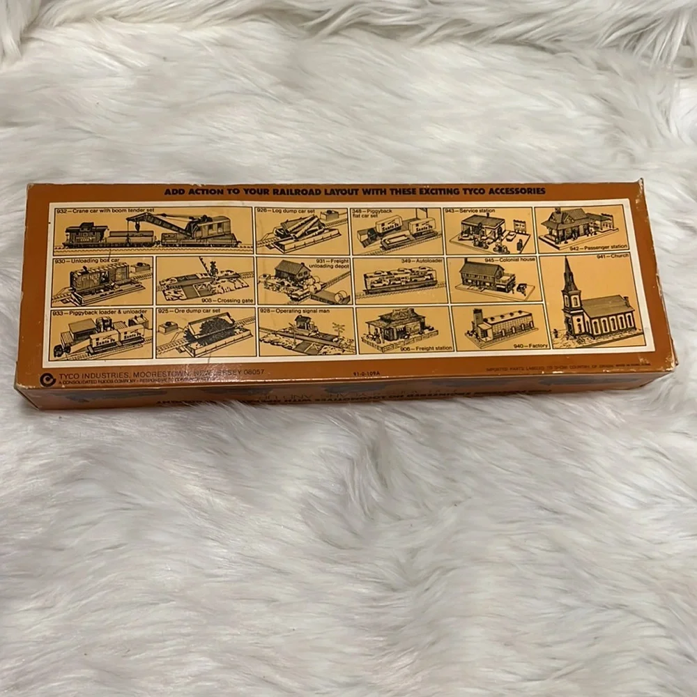 Rare Vintage TYCO Original Box Bundle 4 Scale Train Advertisement Company